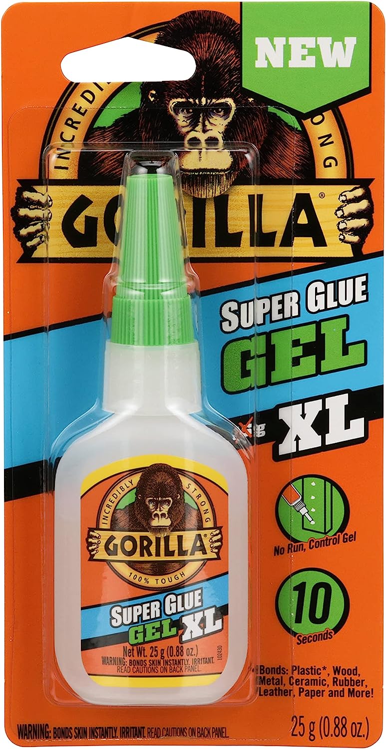 Gorilla Super Glue Gel XL, 25 Gram, Clear, (Pack of 1) - Image 1